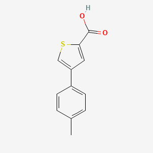 molecular formula C12H10O2S B7849123 4-p-Tolyl-thiophene-2-carboxylic acid 