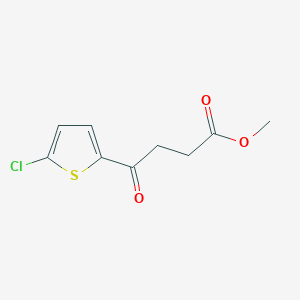 molecular formula C9H9ClO3S B7849138 Methyl 4-(2-chloro-5-thienyl)-4-oxobutyrate 