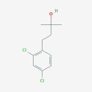 molecular formula C11H14Cl2O B7849141 4-(2,4-Dichlorophenyl)-2-methylbutan-2-ol 