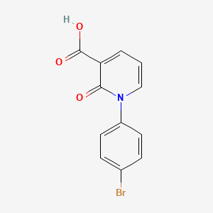 molecular formula C12H8BrNO3 B7849178 1-(4-Bromophenyl)-2-oxopyridine-3-carboxylic acid 