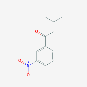 molecular formula C11H13NO3 B7849367 3-Methyl-1-(3-nitrophenyl)butan-1-one 