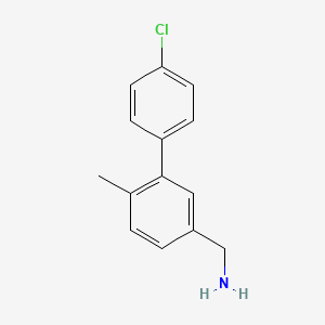 (4'-Chloro-6-methyl-[1,1'-biphenyl]-3-yl)methanamine