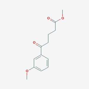 molecular formula C13H16O4 B7849423 Methyl 5-(3-methoxyphenyl)-5-oxovalerate 
