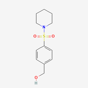 molecular formula C12H17NO3S B7849440 (4-Piperidin-1-ylsulfonylphenyl)methanol 