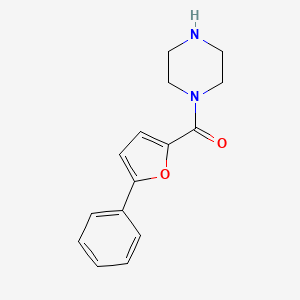 molecular formula C15H16N2O2 B7849447 1-(5-Phenylfuran-2-carbonyl)piperazine 