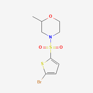 4-[(5-Bromothiophen-2-yl)sulfonyl]-2-methylmorpholine