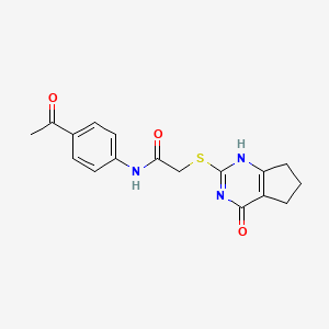 molecular formula C17H17N3O3S B7850488 CID 43814617 