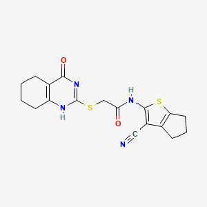 molecular formula C18H18N4O2S2 B7850496 CID 51710673 
