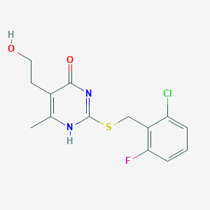 molecular formula C14H14ClFN2O2S B7850600 CID 16876685 