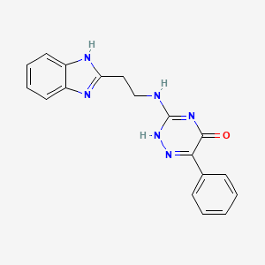 molecular formula C18H16N6O B7850650 CID 21002225 