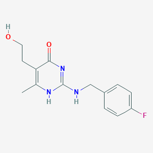molecular formula C14H16FN3O2 B7850714 CID 21002337 