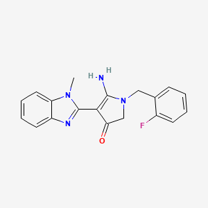 molecular formula C19H17FN4O B7850874 CID 20997432 