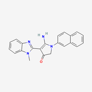 molecular formula C22H18N4O B7850880 CID 20997434 