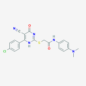 molecular formula C21H18ClN5O2S B7850918 CID 50753325 