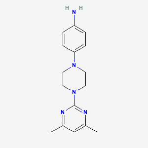 4-[4-(4,6-Dimethylpyrimidin-2-yl)piperazin-1-yl]aniline