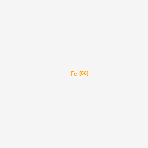 molecular formula Fe B078511 Iron, isotope of mass 56 CAS No. 14093-02-8