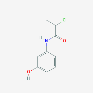 2-chloro-N-(3-hydroxyphenyl)propanamide