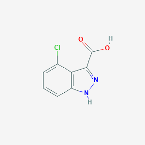 molecular formula C8H5ClN2O2 B078513 4-氯-1H-吲唑-3-羧酸 CAS No. 10503-10-3