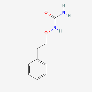 molecular formula C9H12N2O2 B7851359 N-(2-phenylethoxy)urea 