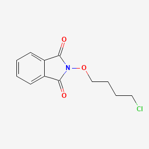 molecular formula C12H12ClNO3 B7851392 2-(4-Chlorobutoxy)isoindole-1,3-dione 