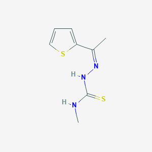 molecular formula C8H11N3S2 B7851435 1-(2-Thienyl)ethanone 4-methyl thiosemicarbazone 