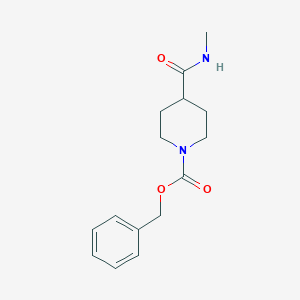 molecular formula C15H20N2O3 B7851689 Benzyl 4-(N-methylcarbamoyl)piperidine-1-carboxylate 