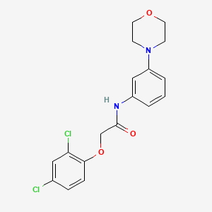 molecular formula C18H18Cl2N2O3 B7851732 2-(2,4-Dichloro-phenoxy)-N-(3-morpholin-4-yl-phenyl)-acetamide 
