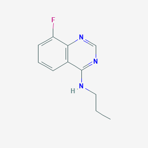 molecular formula C11H12FN3 B7851817 8-fluoro-N-propylquinazolin-4-amine 