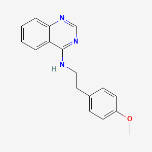 molecular formula C17H17N3O B7851853 N-[2-(4-methoxyphenyl)ethyl]quinazolin-4-amine 