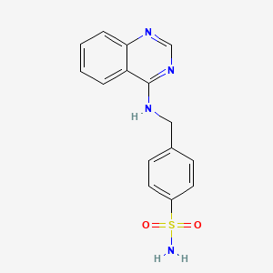 4-{[(Quinazolin-4-yl)amino]methyl}benzene-1-sulfonamide
