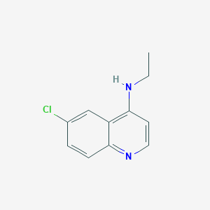 molecular formula C11H11ClN2 B7851901 6-chloro-N-ethylquinolin-4-amine 