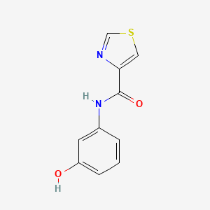 molecular formula C10H8N2O2S B7851925 N-(3-hydroxyphenyl)-1,3-thiazole-4-carboxamide 