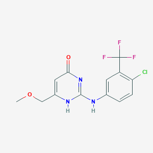 molecular formula C13H11ClF3N3O2 B7851927 CID 56687318 