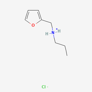 molecular formula C8H14ClNO B7852076 Furfurylamine, N-propyl-, hydrochloride 