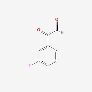 molecular formula C8H5FO2 B7852120 2-(3-Fluorophenyl)-2-oxoacetaldehyde 