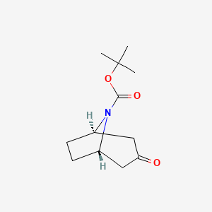 molecular formula C12H19NO3 B7852125 N-Boc-nortropinone 