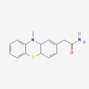 molecular formula C15H16N2OS B7852160 2-(10-methyl-10,10a-dihydro-4aH-phenothiazin-2-yl)acetamide 