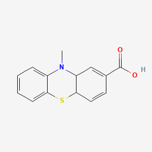molecular formula C14H13NO2S B7852167 10-methyl-10,10a-dihydro-4aH-phenothiazine-2-carboxylic acid 