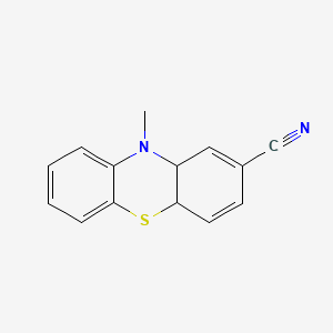 molecular formula C14H12N2S B7852173 10-methyl-10,10a-dihydro-4aH-phenothiazine-2-carbonitrile 