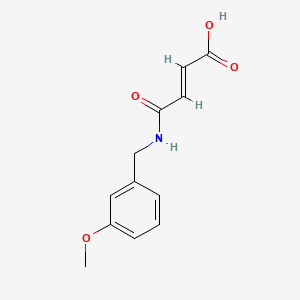 molecular formula C12H13NO4 B7852178 4-[(3-Methoxybenzyl)amino]-4-oxo-2-butenoic acid 