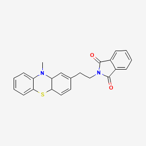 molecular formula C23H20N2O2S B7852185 2-[2-(10-methyl-10,10a-dihydro-4aH-phenothiazin-2-yl)ethyl]-1H-isoindole-1,3(2H)-dione 