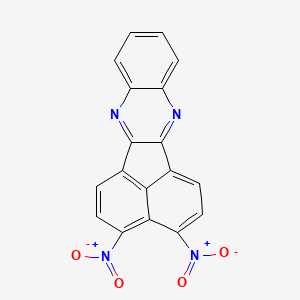 molecular formula C18H8N4O4 B7852187 3,4-Dinitroacenaphtho[1,2-b]quinoxaline 