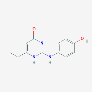 6-ethyl-2-(4-hydroxyanilino)-1H-pyrimidin-4-one