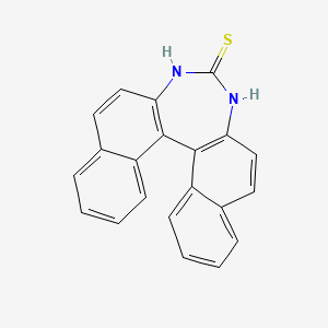 molecular formula C21H14N2S B7852240 3,5-dihydro-4H-dinaphtho[2,1-d:1,2-f][1,3]diazepine-4-thione 