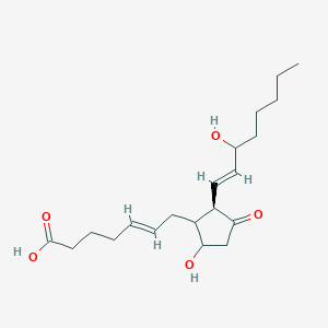 molecular formula C20H32O5 B7852273 (E)-7-[(2R)-5-hydroxy-2-[(E)-3-hydroxyoct-1-enyl]-3-oxocyclopentyl]hept-5-enoic acid 