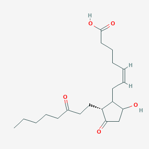 molecular formula C20H32O5 B7852276 (Z)-7-[(2R)-5-hydroxy-3-oxo-2-(3-oxooctyl)cyclopentyl]hept-5-enoic acid 