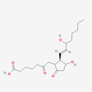 molecular formula C20H32O6 B7852290 7-[(2R)-3-hydroxy-2-[(E)-3-hydroxyoct-1-enyl]-5-oxocyclopentyl]-6-oxoheptanoic acid 