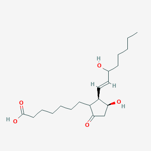 molecular formula C20H34O5 B7852294 7-[(2R,3S)-3-hydroxy-2-[(E)-3-hydroxyoct-1-enyl]-5-oxocyclopentyl]heptanoic acid 