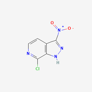 molecular formula C6H3ClN4O2 B7852331 CID 45100334 