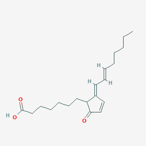 7-[(2E)-2-[(E)-oct-2-enylidene]-5-oxocyclopent-3-en-1-yl]heptanoic acid